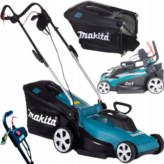 ➡️ Elektrická kosačka makita 1400 W s nastavením koša